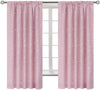 42" x 63" Blackout Curtains, (Baby Pink)