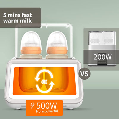 Bottle Warmer for breastmilk | 500W Stronger Power Fast Breast Milk Warmer