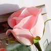 artificial flower bouquet for valentines gift, color: pink