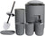 Bathroom accessory set (gray)