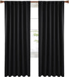 rod pocket curtains, 52 x 108 inches, 2 panels