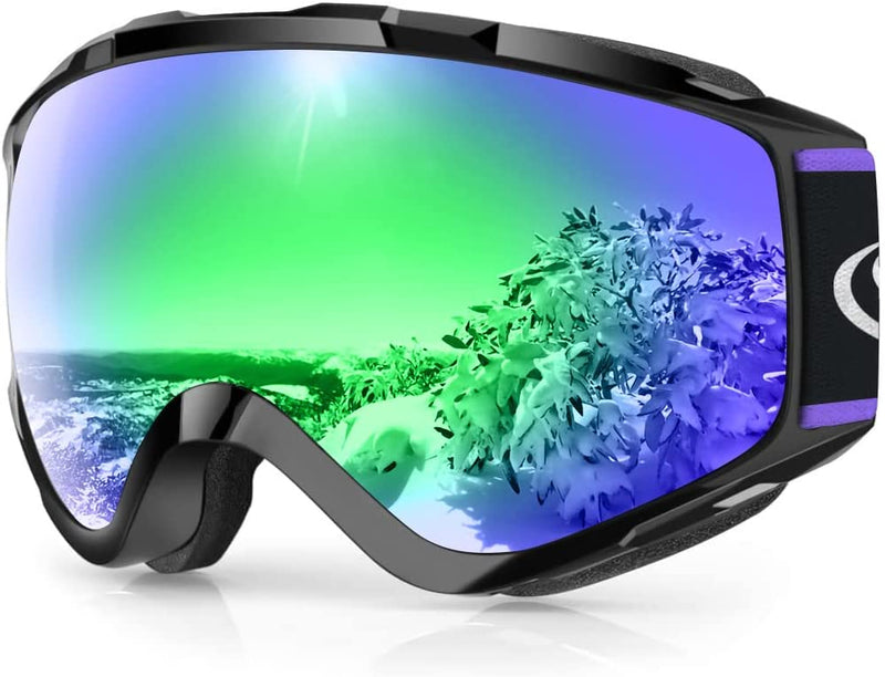 Ski goggles with UV protection (revo Green Lens Vlt 13%)