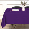 Stain and Wrinkle Resistant Polyester Tablecloth, (Purple)