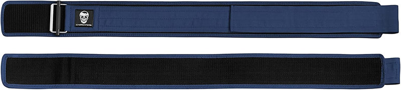 Quick lock weight lifting belt for bodybuilding, Color: Navy