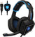 Stereo gaming headset with surround sound and mic LED light (red)