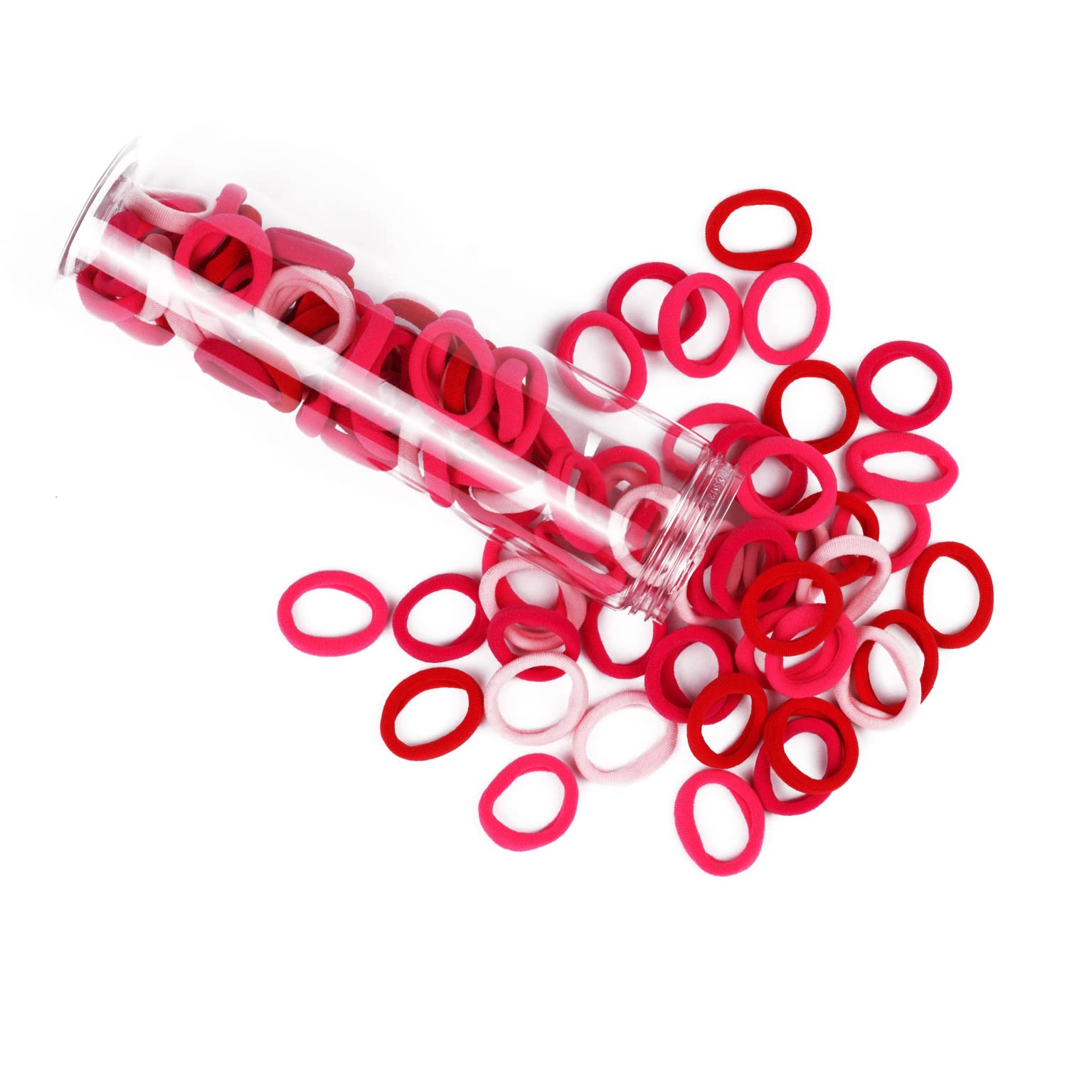 100 Pieces Hair Bows Adjustment Kit (Red)