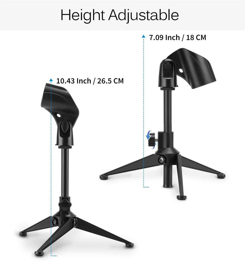 Universal Adjustable Desktop Microphone Stand