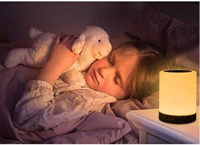 Night table lamp with touch sensor