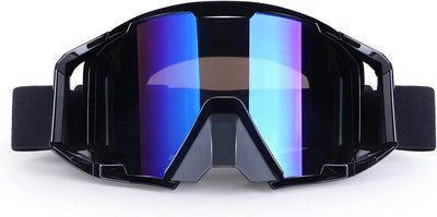 Motocross goggles, (black frame + lens)