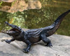 crocodile animal figures, (color: black)