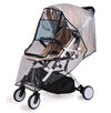 Universal Waterproof Windproof Rain Cover for Stroller (Black-L)