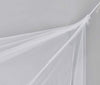 Four Corner Post Bed Canopy Mosquito Net (White)