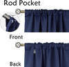 Blackout Curtains, 42" x 63", Navy