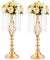 Gold Centerpieces Table Tall Crystal Flower Stand