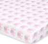 Mini Crib Sheets for Baby Girls | 2 Pack Set