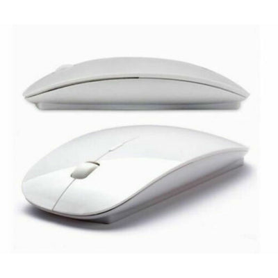 2.4GHz USB Wireless Optical Mouse for PC, White