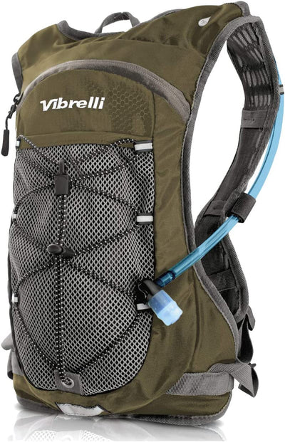 2L Hydration Pack with Storage, Green