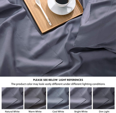 Bamboo Sheets Queen Grey