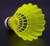 Pack of 12 nylon shuttlecocks for badminton