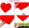 24 Red Heart Valentines Yard Decorations Signs