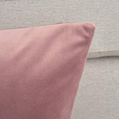 Set of 2 Comfy Bedding Pillowcases,16" x 16", Mauve Pink