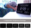 11.5“ Extra Large Digital Calendar Day Alarm Wall Clock for Living Room