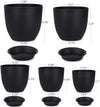 Plastic Planter Flower Pot Indoor Modern Decorative Plastic