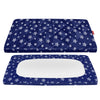 Mattress cover for baby 39 x 27 x 5 inches, Color (Navy star)