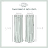 Exclusive Blackout Sheer Layered Home Curtains, 52 x 96, Cloud Gray, 2 Pack