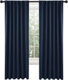 Blackout Curtains 52" x 84", Navy Blue, 2 Panels