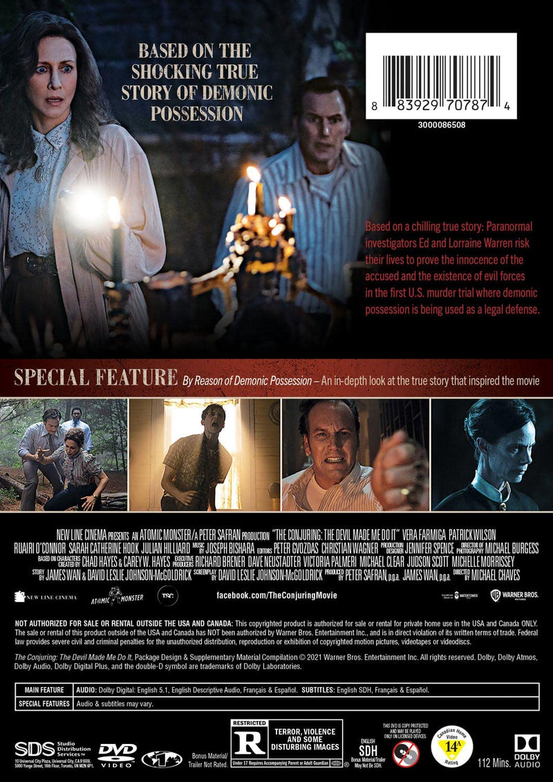 Conjuring, The: The Devil Made Me Do It (DVD)