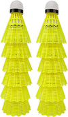 Pack of 12 nylon badminton shuttlecocks