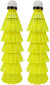 Pack of 12 nylon badminton shuttlecocks