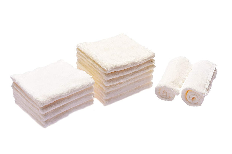 Baby towels, 12-Pack, white