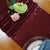 Burgundy Sequin Table Runner 12" x 108", Color: Burgundy