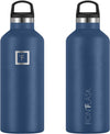 Sports Water Bottle with 3 Lids, 32 oz, Royal Blue