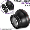 Wide angle lens for cameras