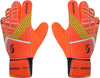 Goalkeeper gloves, with double protection, Orange, Size 5