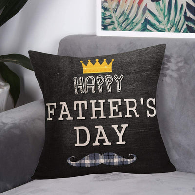 Father's Day Pillow Covers 18" x 18" 4 Pack