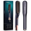 Ceramic anti-scald hair straightener comb, adjustable temperature