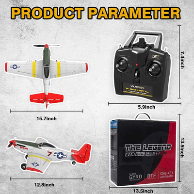 Remote Control Aircraft Plane for Adults &Kids, 3 Modes