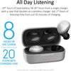 TB100 Wireless Headphones, 4 Ear Tips, Pacific Space Gray