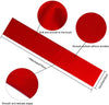 4 Pack 12" x 108" Long Red Satin Table Runners