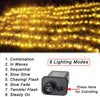 Outdoor Mesh Light 300 LED, 14.8x4.9ft with 8 Modes, Warm White