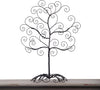 twisted iron photo tree, black with antique finish