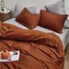 Solid Rust Comforter Set, King(90''*104''-Comforter)