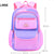 primary school backpack for children, colored (purple)