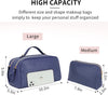 Makeup bag for travel. 2 pieces. Dark Blue