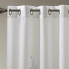 Single semi-transparent curtain ( 50x84, colour:Leaves Aqua)