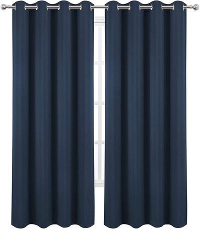 Navy Blue, Blackout Curtains, 52 x 84 inch